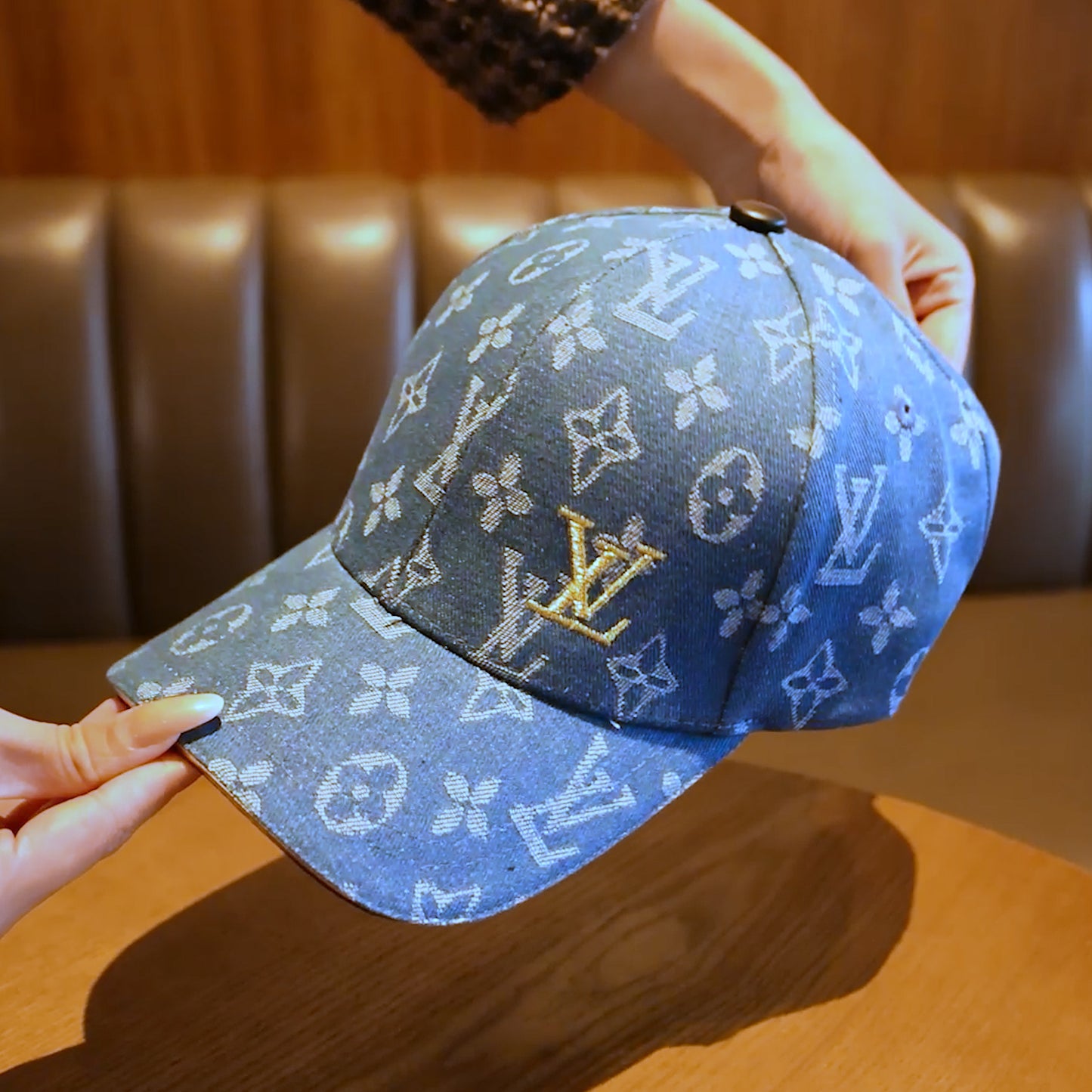 Denim Pattern Baseball Cap | Casual Daily Wear Hat
