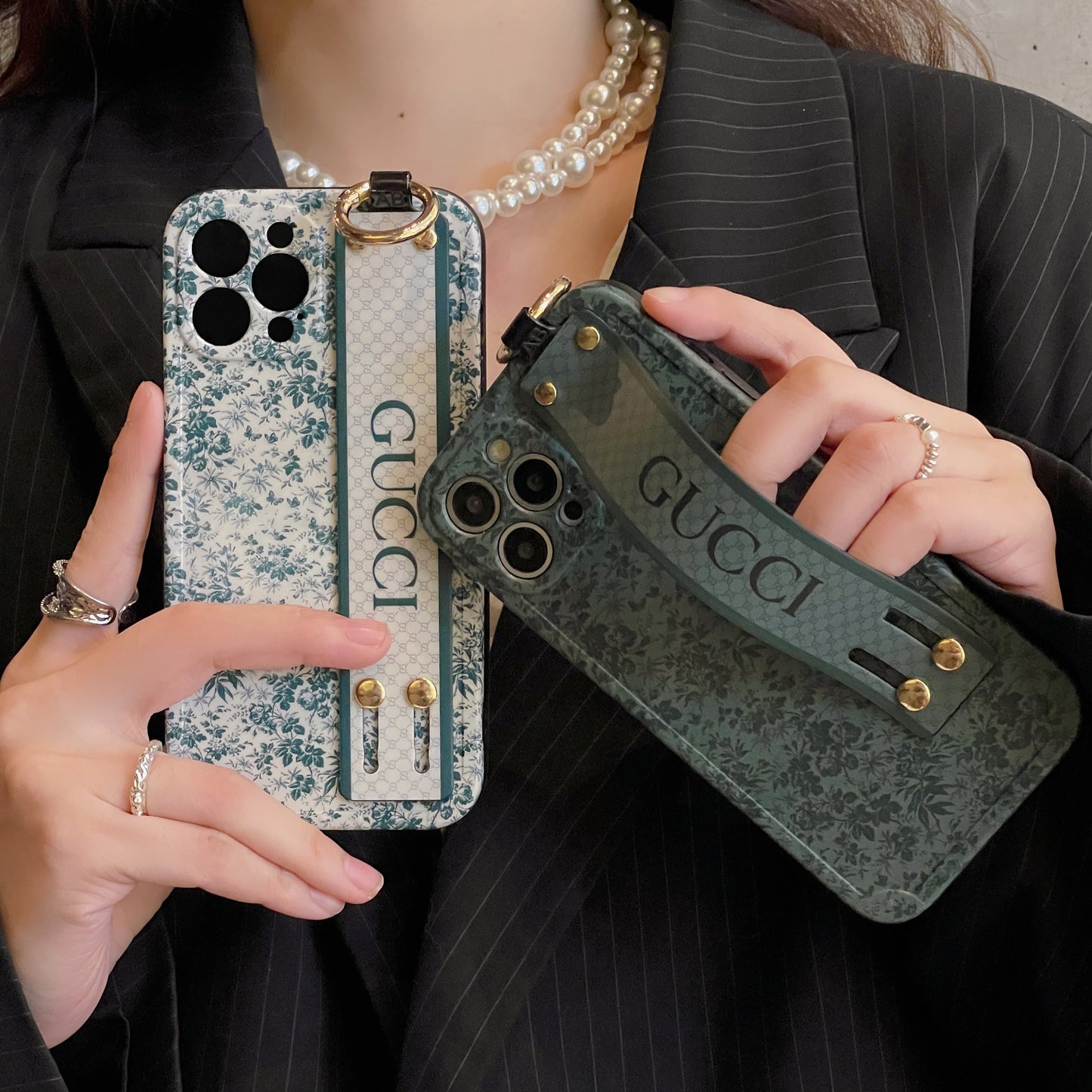 Wysokiej jakości etui na iPhone'a z opaską na nadgarstek