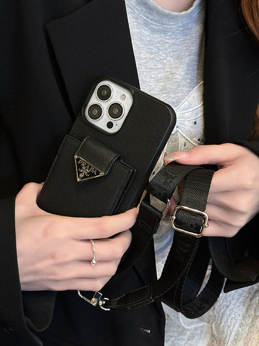 Luksuzna kožna torbica za iPhone preko tijela
