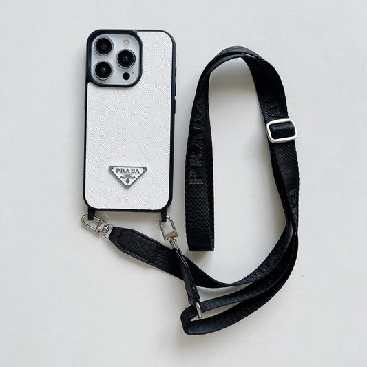 Luksus Crossbody læder cover til iPhone