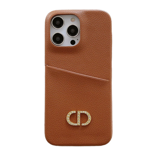 Fashion læder cover til iPhone