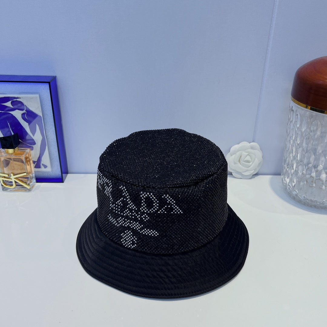 Fashion Full Crystal Bucket Hat