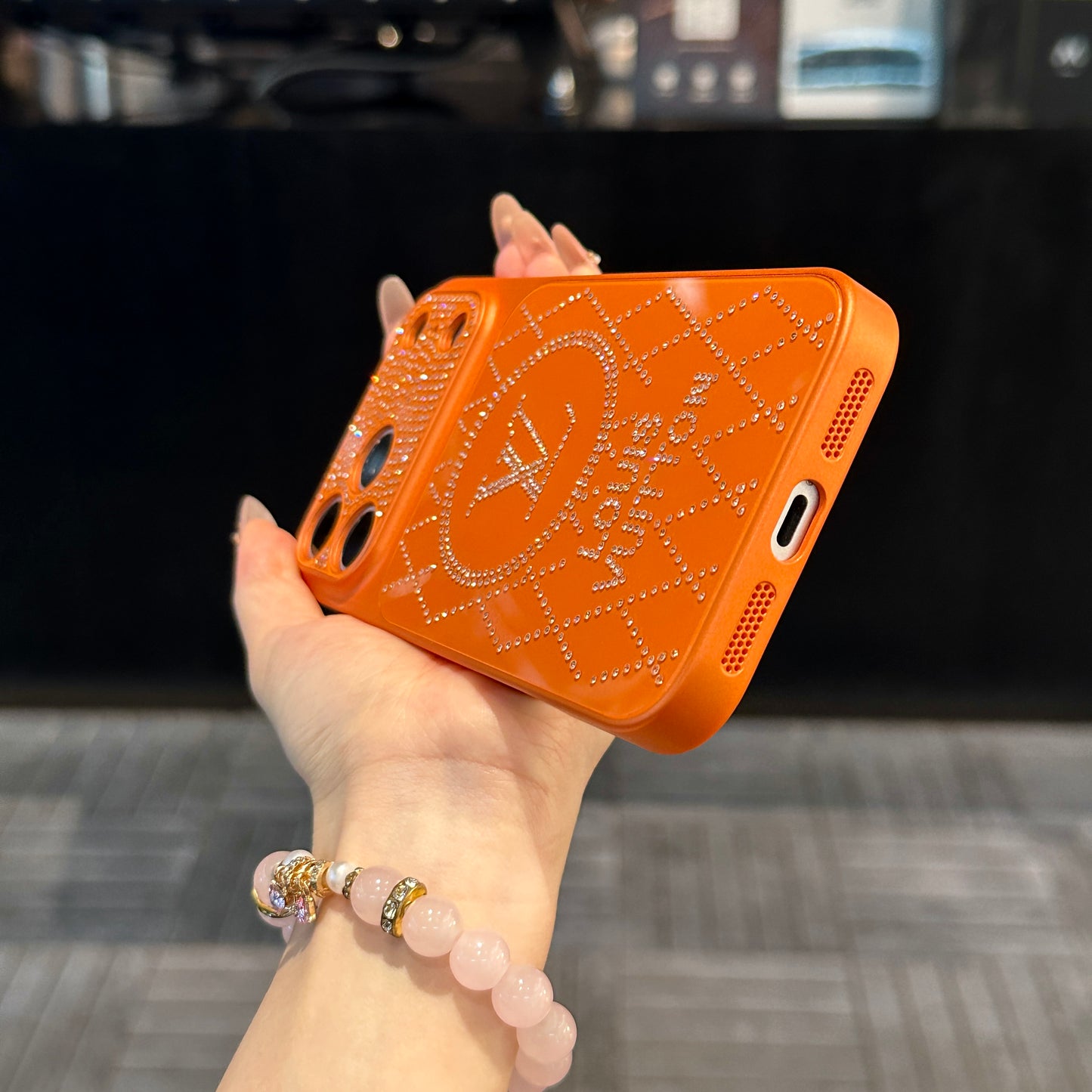 Custodia per iPhone in pelle avanzata con portafoglio e cinturino marrone