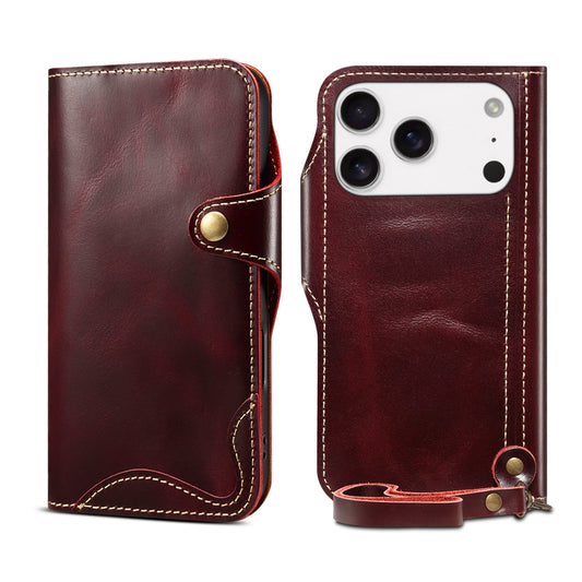 Originální kožené flipové pouzdro pro iPhone