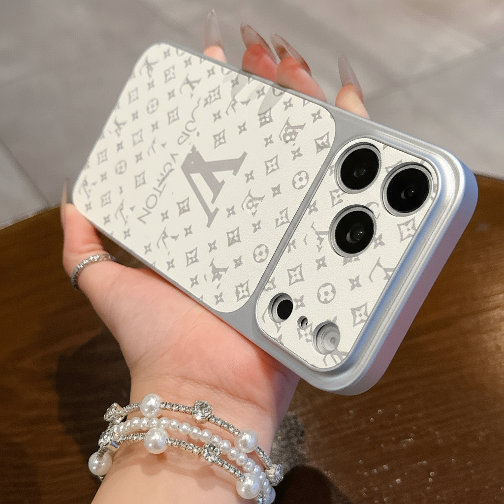 Luxusné puzdro na iPhone s reliéfnym vzorom