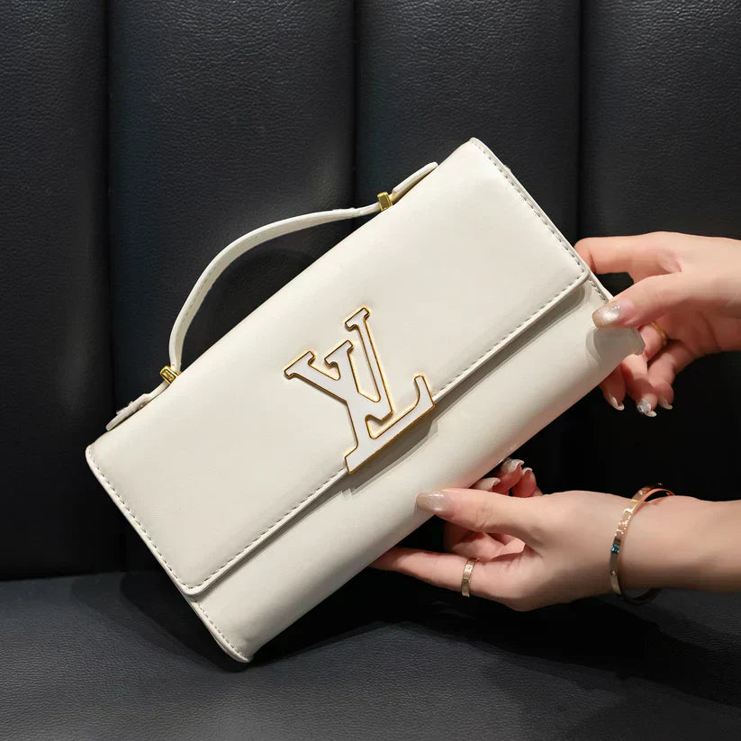 Sac à main en cuir texturé de luxe