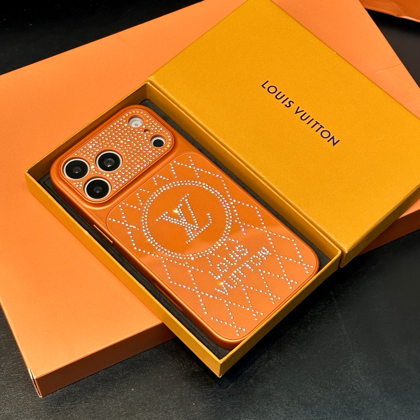 Custodia per iPhone in pelle avanzata con portafoglio e cinturino marrone