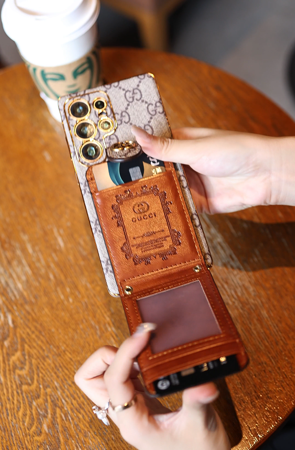 Étui de téléphone à bandoulière à motif haut de gamme avec sangle amovible
