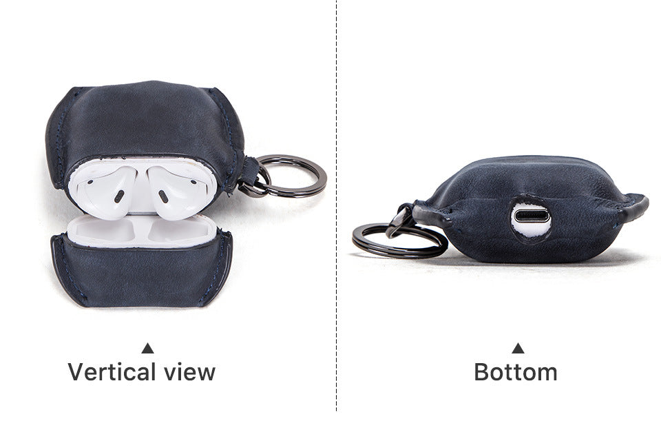 Echt lederen AirPods 1/2 hoesje