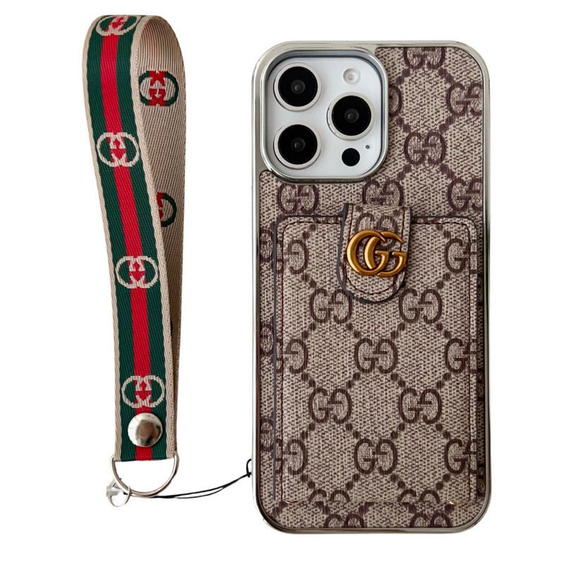 Hochwertige iPhone-Hülle mit Handkette
