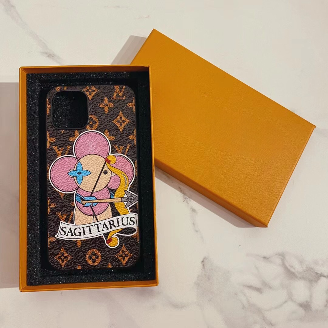 Pouzdro Sagittarius Love Painted na iPhone vyrobené na zakázku