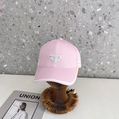 Fashion Triangle Logo Baseball Cap | Luxury Designer Cotton Hat