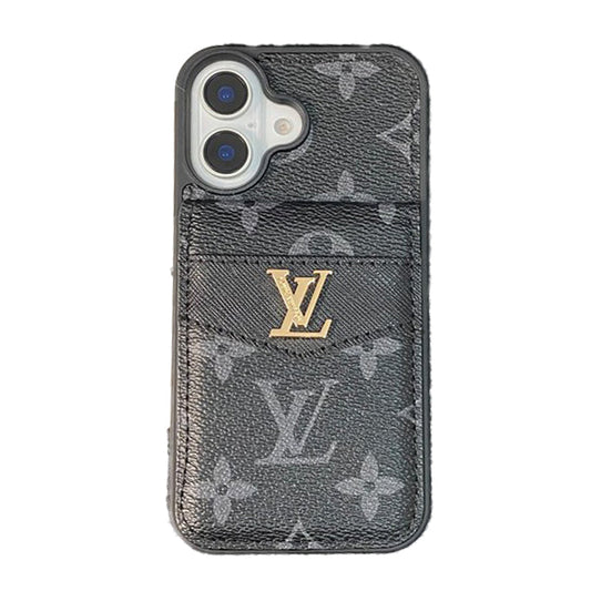 Luksus korttaske Klassisk farve iPhone etui