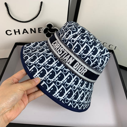 Classic Vintage Embroidered Webbing Bucket Hat