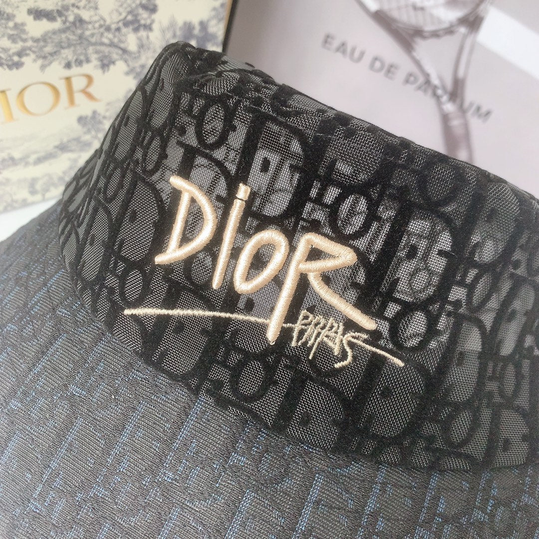 Classic Vintage Lace Flocked Bucket Hat