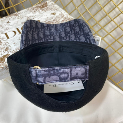 Vintage Oblique Wool Baseball Cap | Luxury Designer Hat