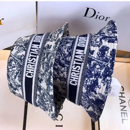 Classic Vintage Toile de Jouy Bucket Hat | Luxury Designer Hat