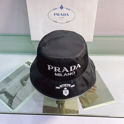 FashionEmbroidered Bucket Hat | Luxury Designer Cotton Bucket Hat