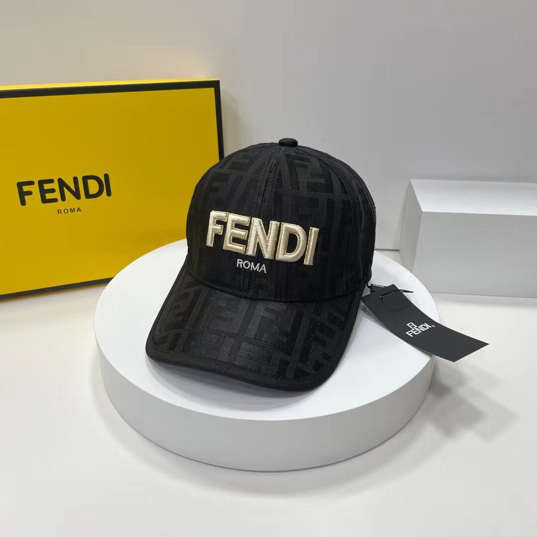 Luxury FF Monogram Baseball Cap | Luxury Designer Canvas Hat