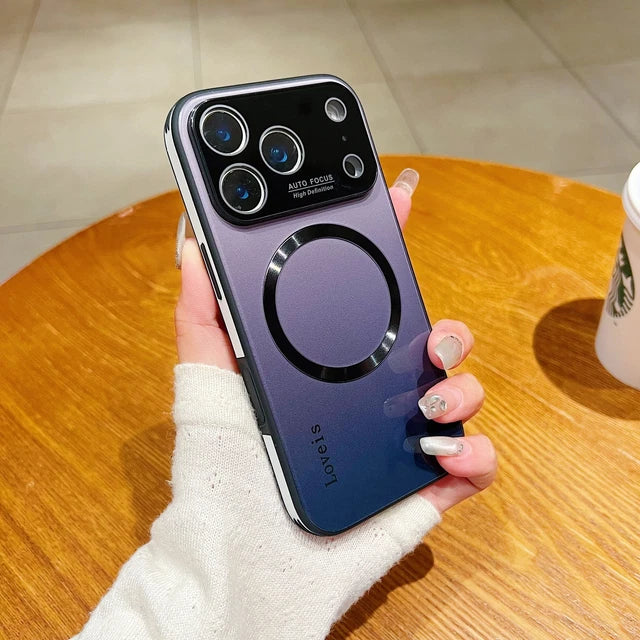 MagSafe Magnetic Gradient Phone Case with Lens Protection