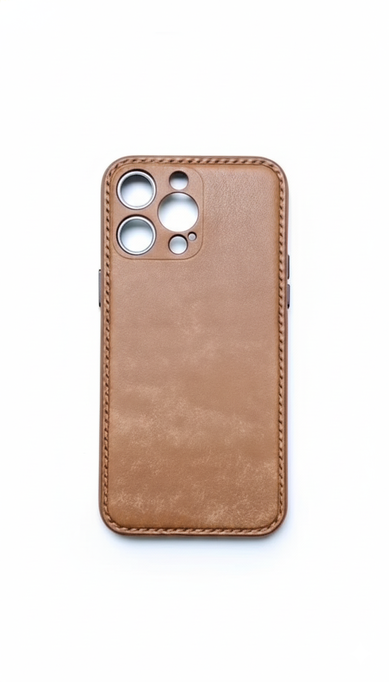 Celokožené unibody pouzdro na iPhone – Umění čisté kůže