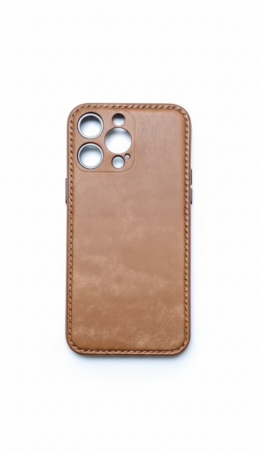 Celokožené unibody pouzdro na iPhone – Umění čisté kůže