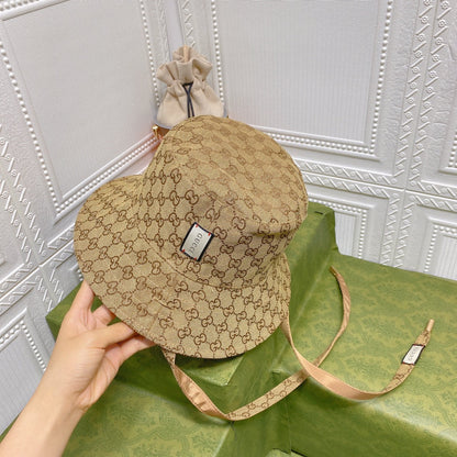 Classic GG Monogram Double-Sided Strap Bucket Hat