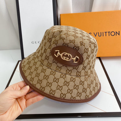 Classic GG Monogram Chain Bucket Hat