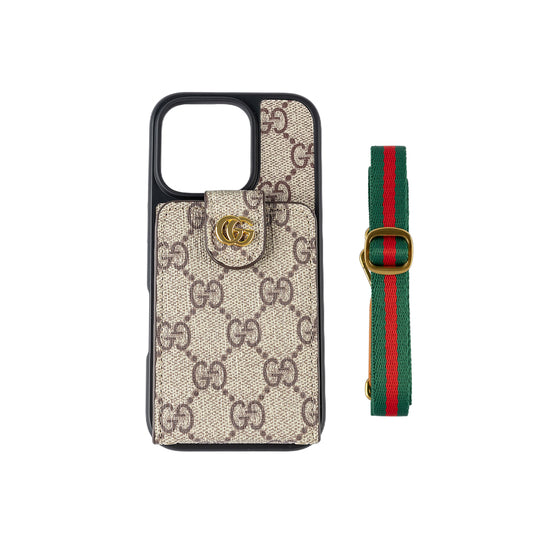حافظة iPhone فاخرة كروسبودي مع حامل البطاقة & حزام