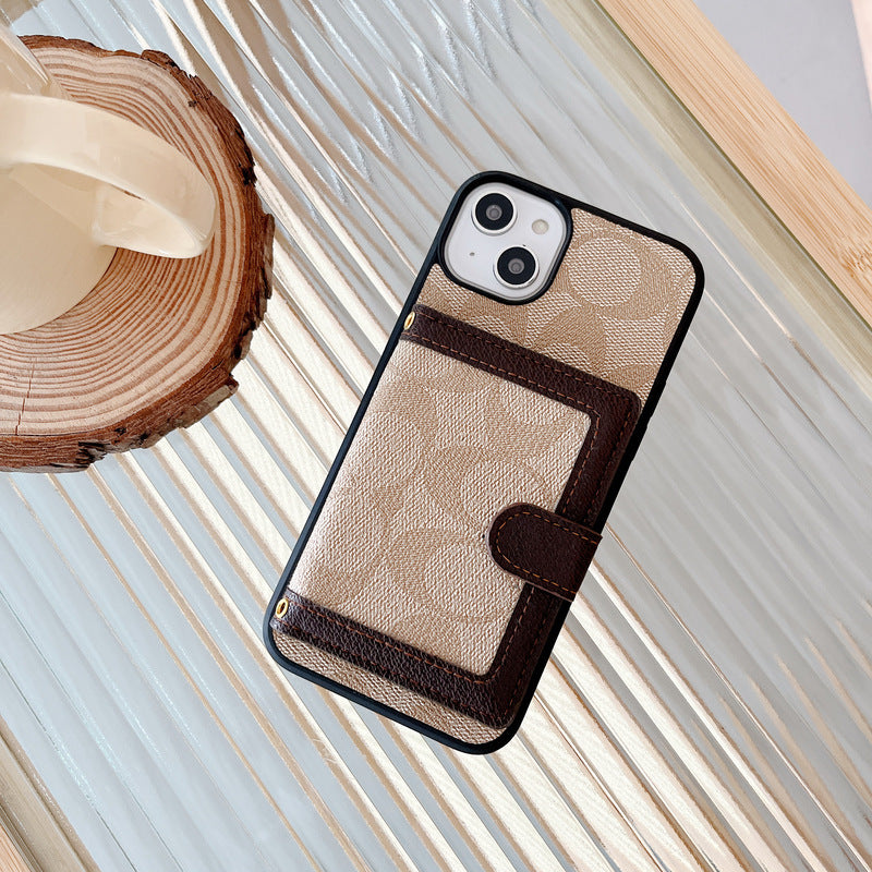 Klasické puzdro na iPhone s peňaženkou a crossbody remienkom biele -XK240402
