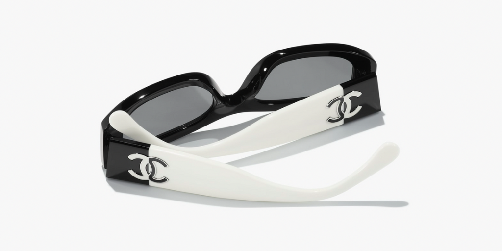 Lunettes de soleil rectangulaires à la mode en acétate