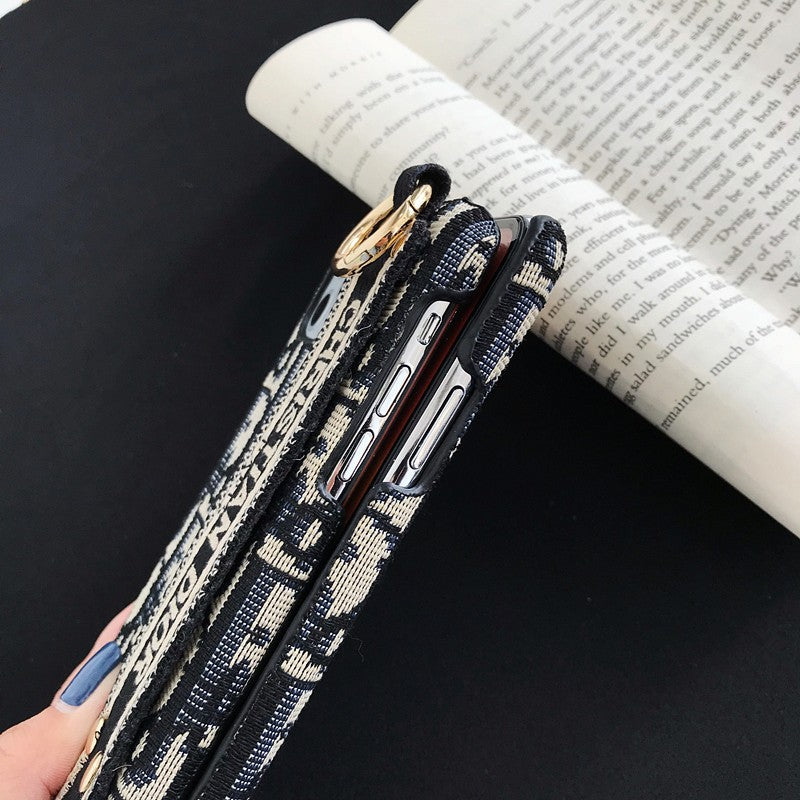 Modische, klassische iPhone-Hülle mit Armband