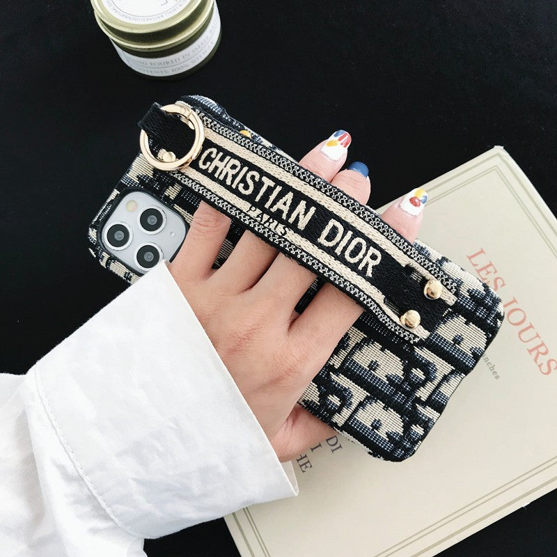 Modische, klassische iPhone-Hülle mit Armband