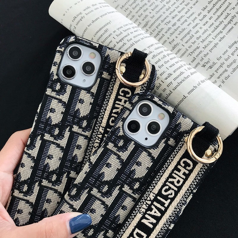 Modische, klassische iPhone-Hülle mit Armband