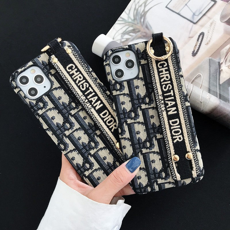 Modische, klassische iPhone-Hülle mit Armband