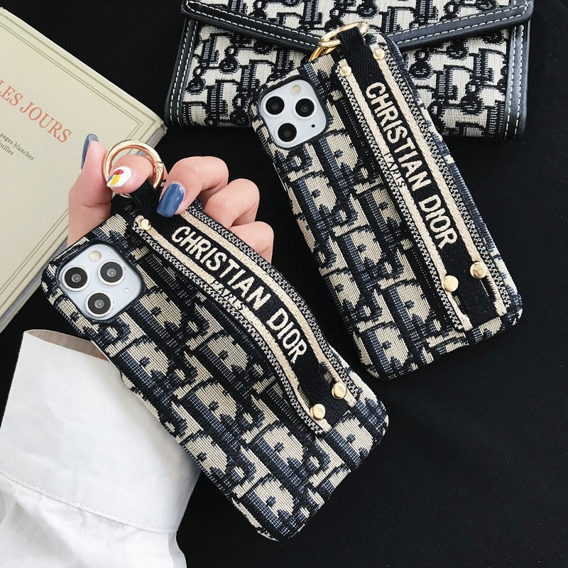 Modische, klassische iPhone-Hülle mit Armband