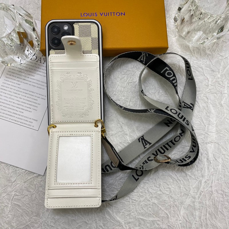 Luxusní pouzdro na iPhone Card Bag Řetízek