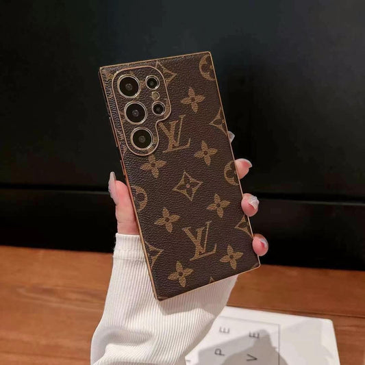 BRUN FARVE TELEFON TASKER TIL SAMSUNG GALAXY