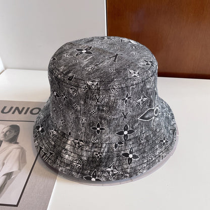 Luxury Monogram Embroidered Bucket Hat