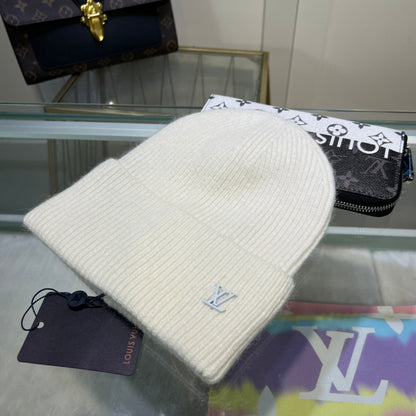 Luxury Embroidered Wool Beanie | Luxury Designer Winter Hat