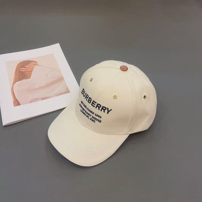 Luxury Embroidered Canvas Baseball Cap | Luxury Designer Hat