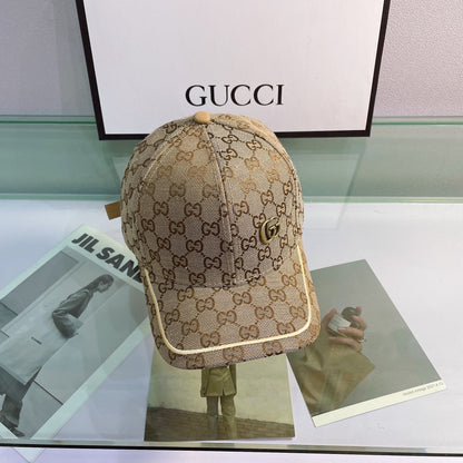 Classic GG Canvas Baseball Cap | Luxury Designer Adjustable Hat