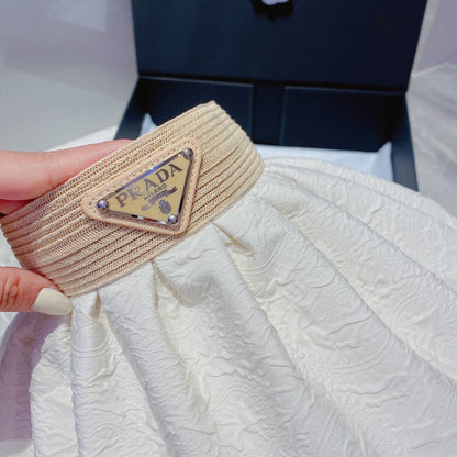 FashionFoldable Crinkled Cotton Sun Visor | Luxury Designer Summer Hat