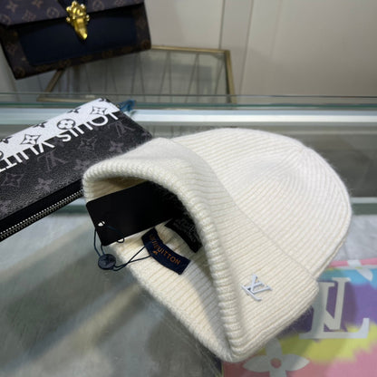 Luxury Embroidered Wool Beanie | Luxury Designer Winter Hat