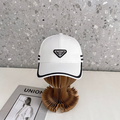 Fashion Triangle Logo Baseball Cap | Luxury Designer Cotton Hat