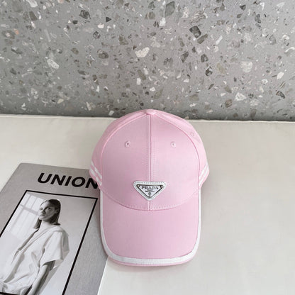 Fashion Triangle Logo Baseball Cap | Luxury Designer Cotton Hat