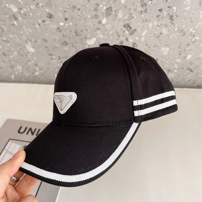 Fashion Triangle Logo Baseball Cap | Luxury Designer Cotton Hat
