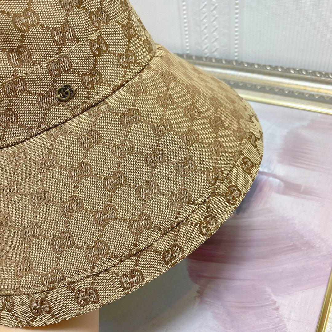 Classic GG Monogram Wide Brim Denim Hat