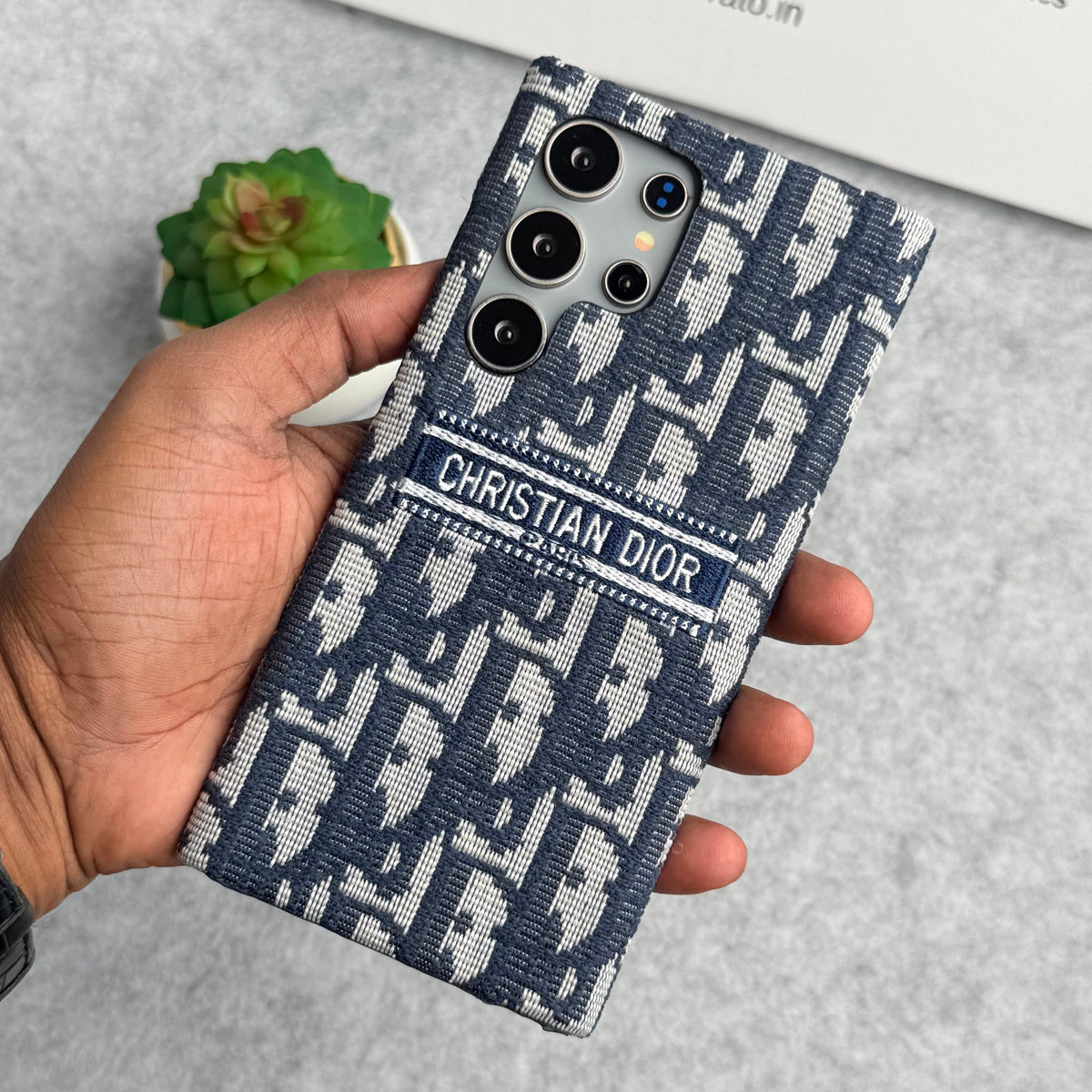Luxuriöse C-Dior-Markendesign-Hülle für Samsung Galaxy