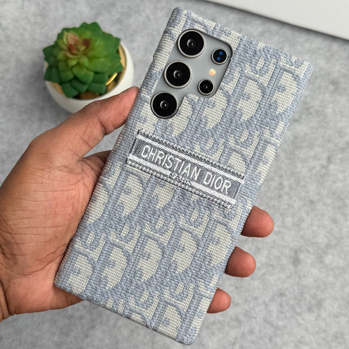 Luxuriöse C-Dior-Markendesign-Hülle für Samsung Galaxy